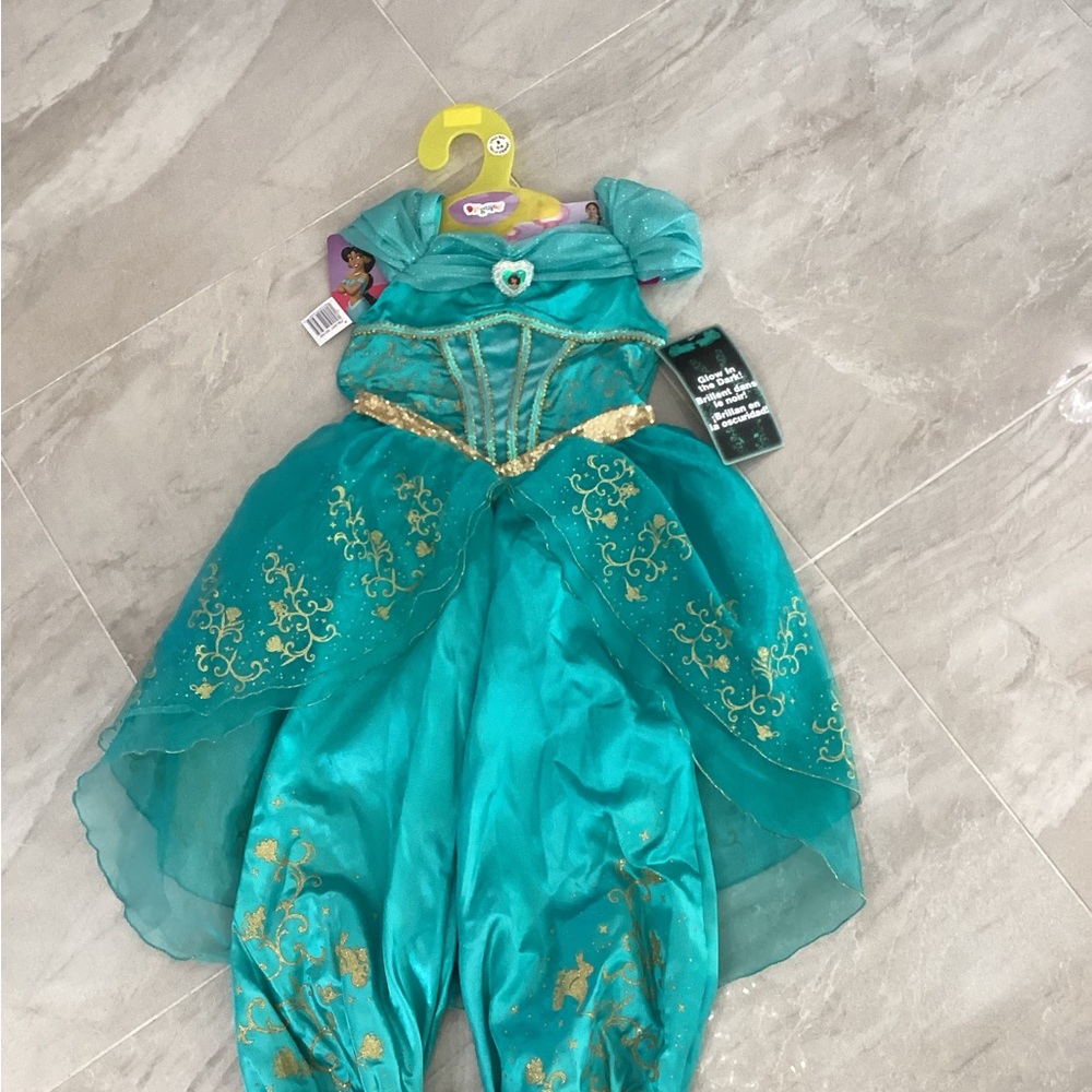 Enchanting Teal Princess Costume for Kids